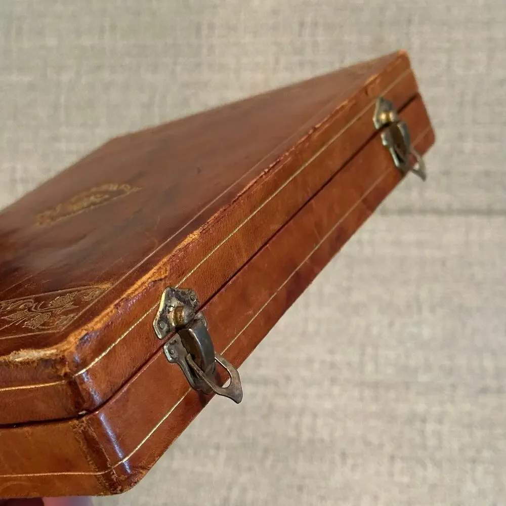 VTG Italy Patented MCM Gerber Miming steak Stainless Knife Set 5 Pc w/ Case